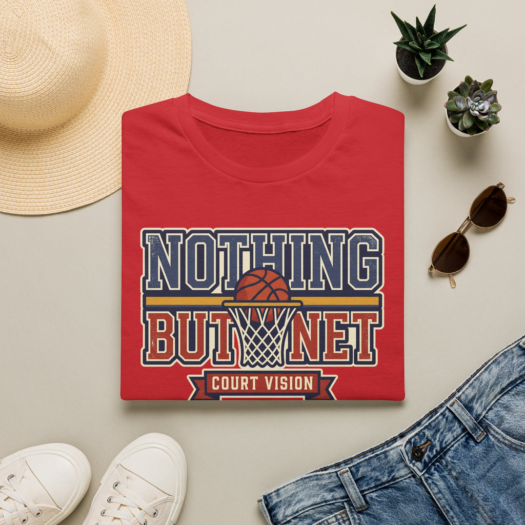 Basketball T-Shirt | Retro Hoops Court Vision Graphic Tee
