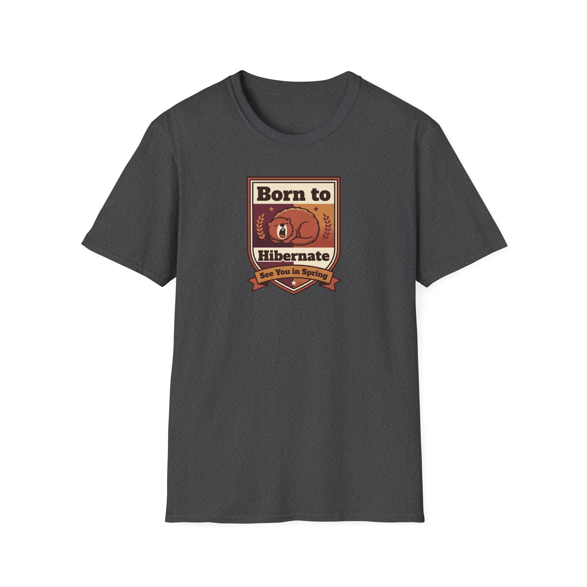 Born to Hibernate Bear graphic tee | T-Shirt, Cozy Winter Design