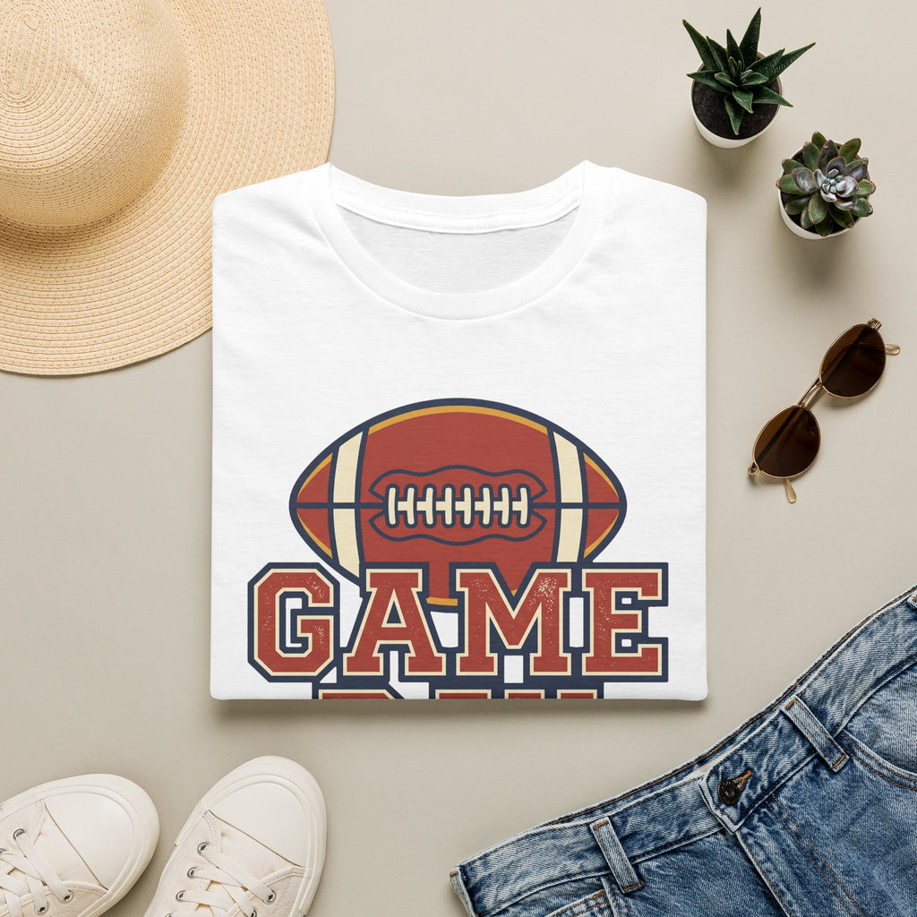 Game Day Football T-Shirt | Vintage Retro Football Fan Tee