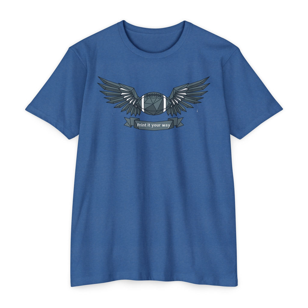 Custom Camera T-Shirt Personalized Winged Camera Emblem Tee Add Your Name or Motto Photographer Gift