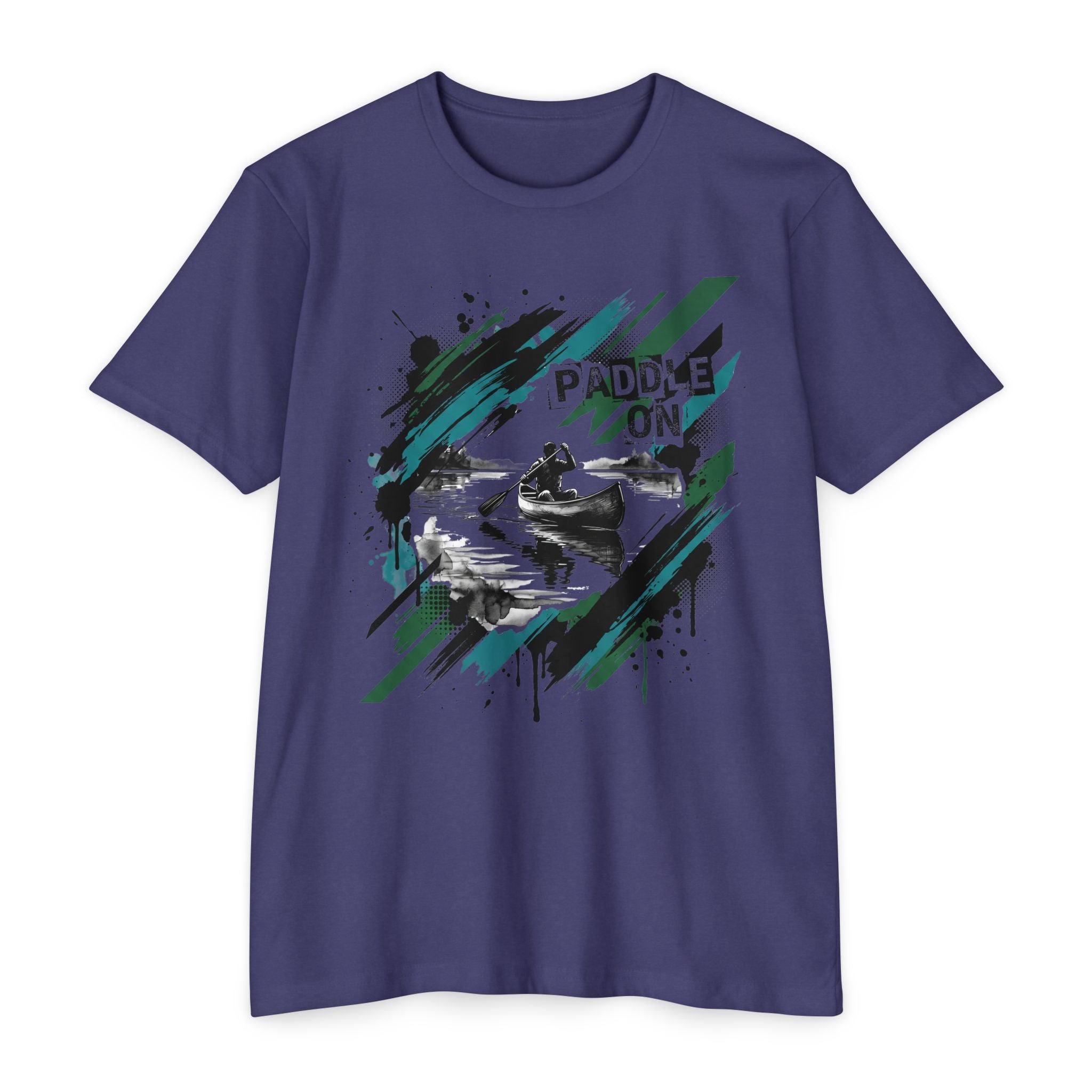 Kayaker T-Shirt Paddle On Kayaking Canoe Graphic Tee Water Sports Paddler Gift Outdoor Adventure Unisex
