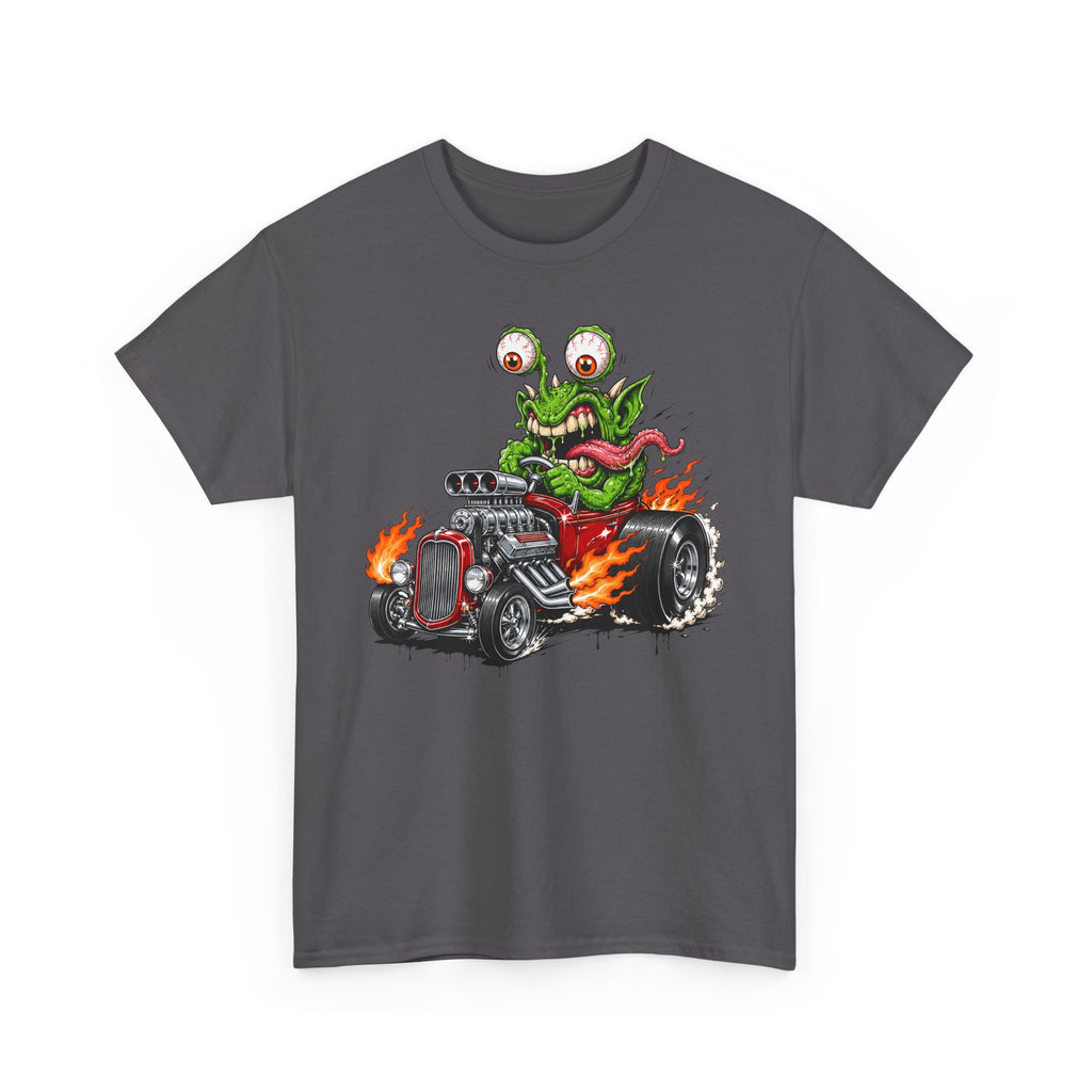 Wild-Eyed Monster Hot Rod Tee | Kustom Kulture Car Art, Unisex Retro Graphic T-Shirt Gift