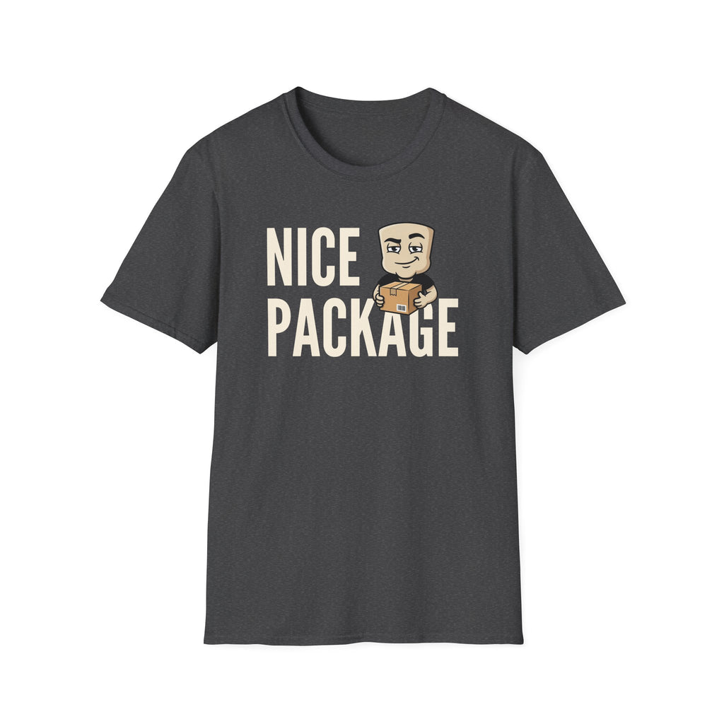 Nice Package T-Shirt, Funny Delivery Driver Tee, Mailman Postal Worker Gift Shirt, Sarcastic Adult Humor Tee Men & Women