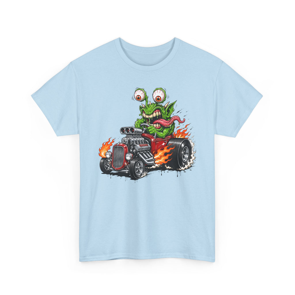 Wild-Eyed Monster Hot Rod Tee | Kustom Kulture Car Art, Unisex Retro Graphic T-Shirt Gift