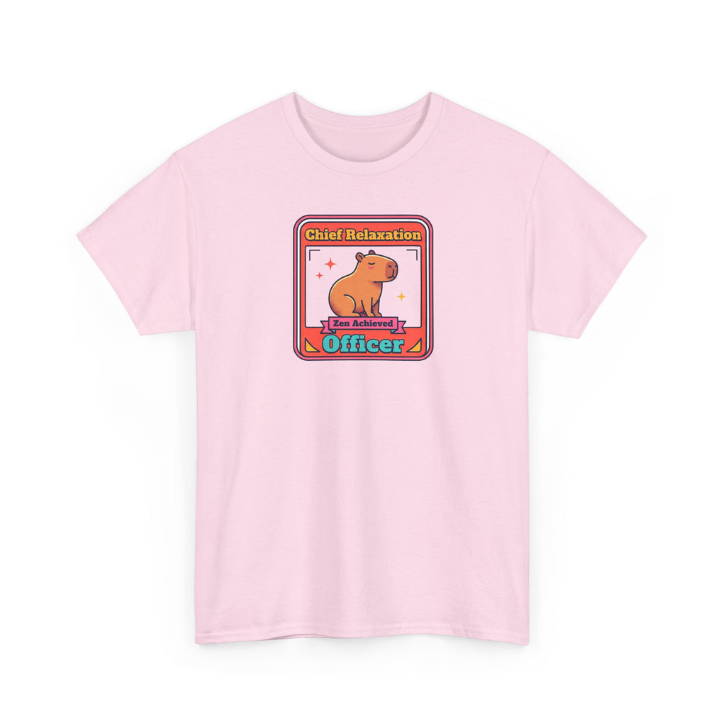 Chief Relaxation Officer T-Shirt | Funny Capybara Zen Graphic Tee