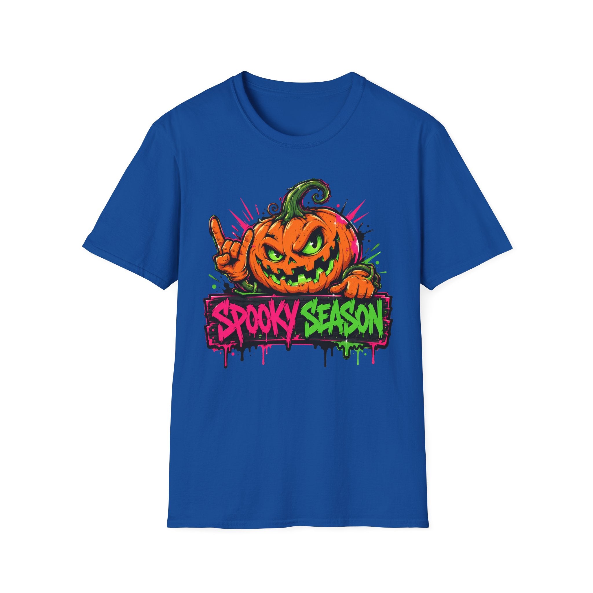 Spooky Season Pumpkin Jack-O-Lantern T-Shirt | Halloween Graphic Tee | Fall Vibes Shirt | Trick or Treat Tee | Pumpkin Lover Gift