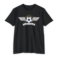 Custom Vintage Soccer T-Shirt Personalized Winged Soccer Emblem Tee Add Your Name or Team Soccer Gift