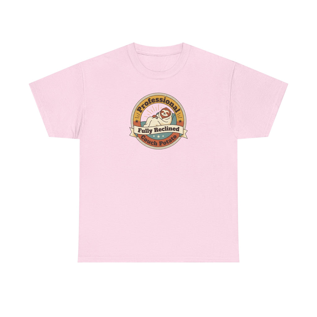 Professional Nap Club T-Shirt | Funny Couch Potato Sloth Graphic Tee