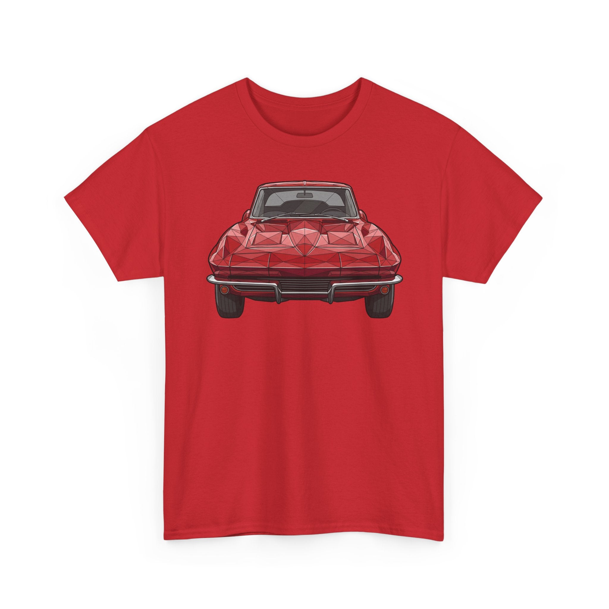 Retro Split Window Sports Coupe T-Shirt | Front and Rear View