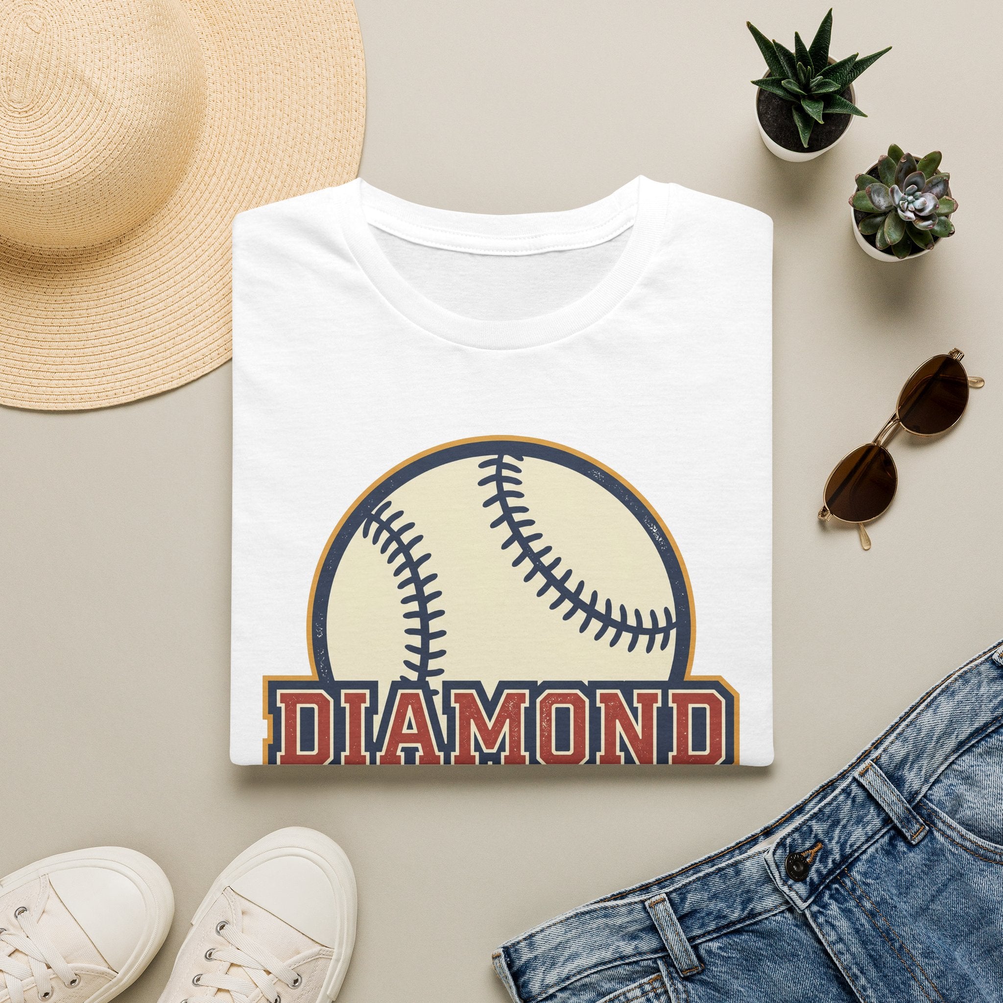 Vintage Baseball T-Shirt | Retro Softball Diamond Graphic Tee