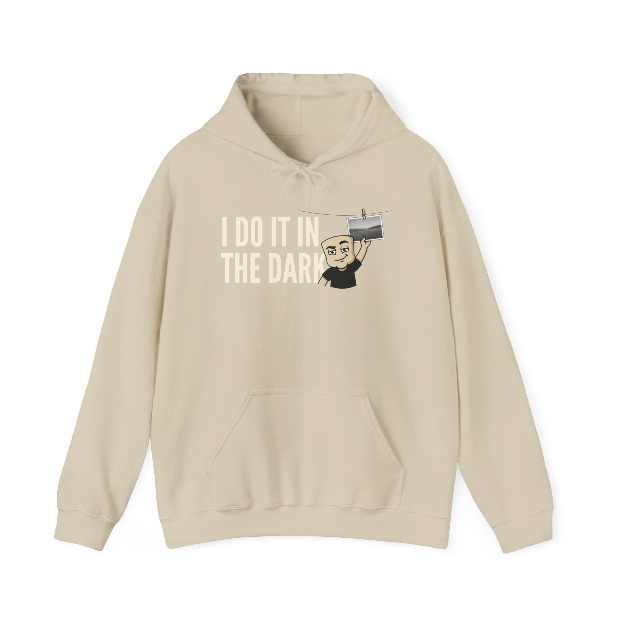 I Do It In The Dark Hoodie | Funny Adult Humor Naughty Innuendo Graphic Sweatshirt Gift