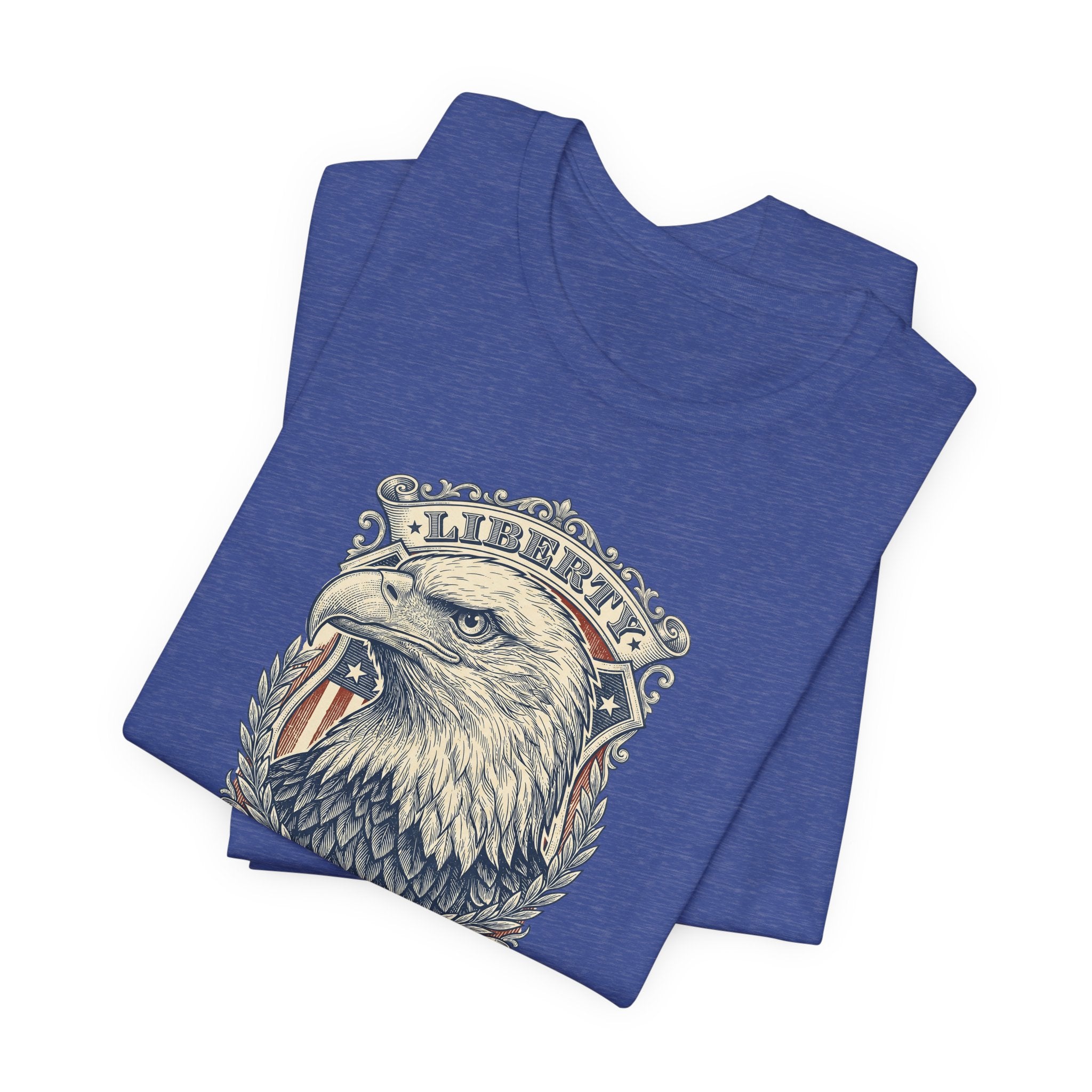 Liberty Bald Eagle tee | Eagle Head Graphic Shirt, E Pluribus Unum design