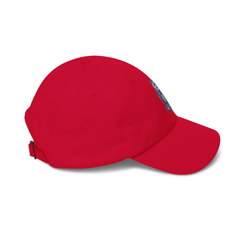 Embroidered Blue Owl Dad Cap – Classic Casual Baseball Hat