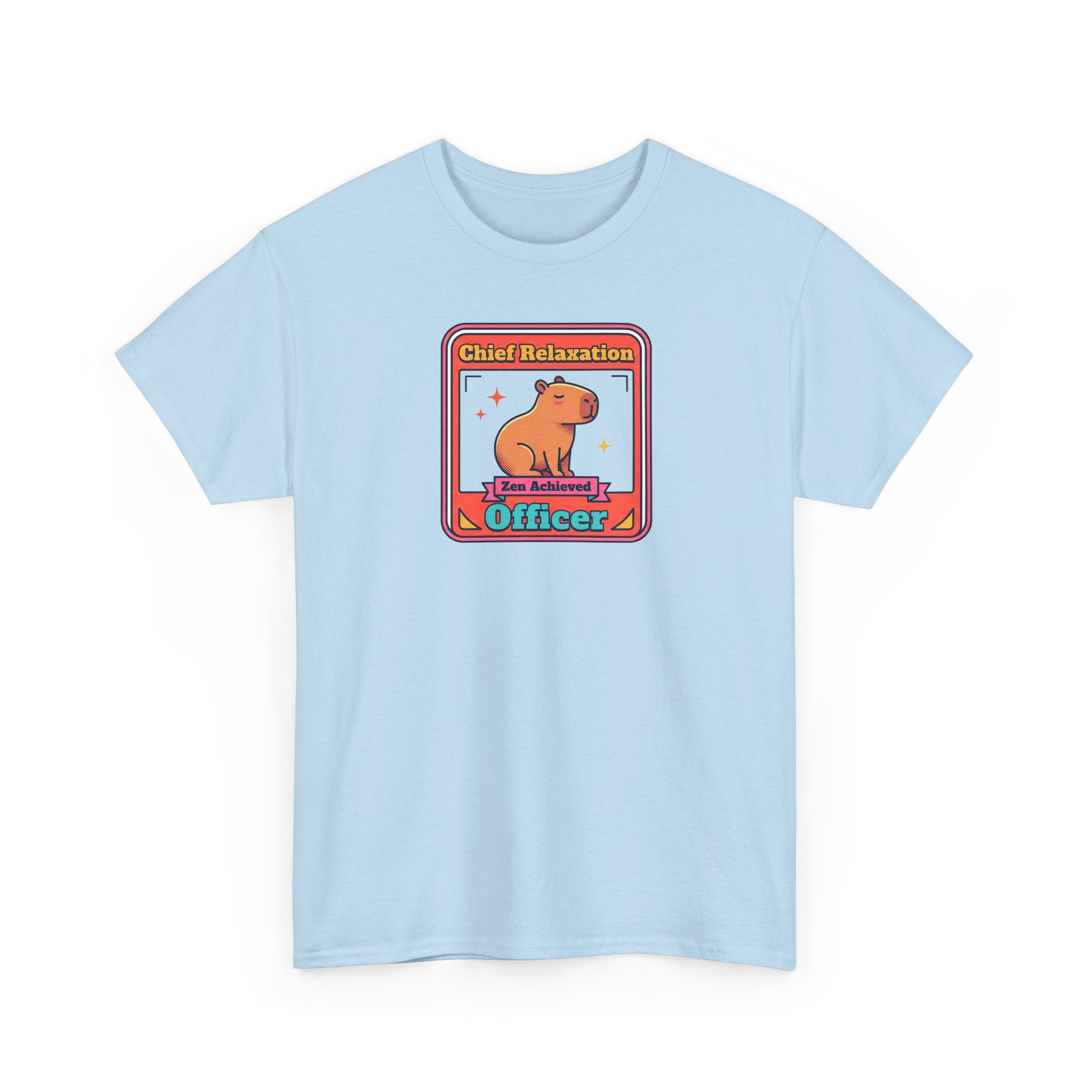 Chief Relaxation Officer T-Shirt | Funny Capybara Zen Graphic Tee