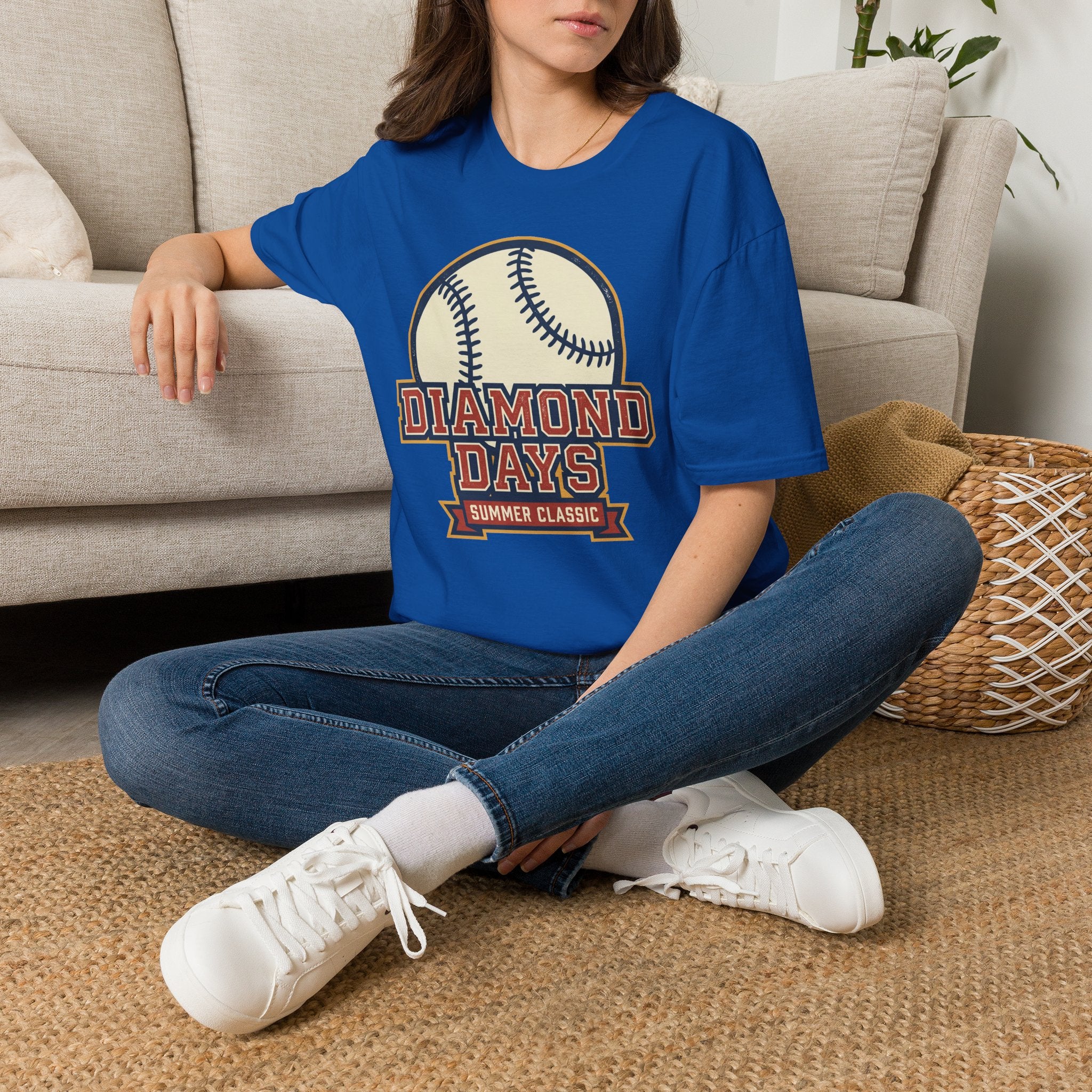 Vintage Baseball T-Shirt | Retro Softball Diamond Graphic Tee