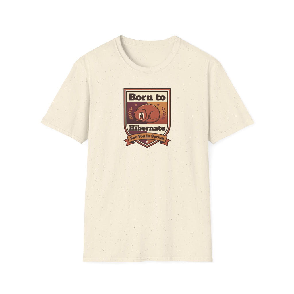 Born to Hibernate Bear graphic tee | T-Shirt, Cozy Winter Design