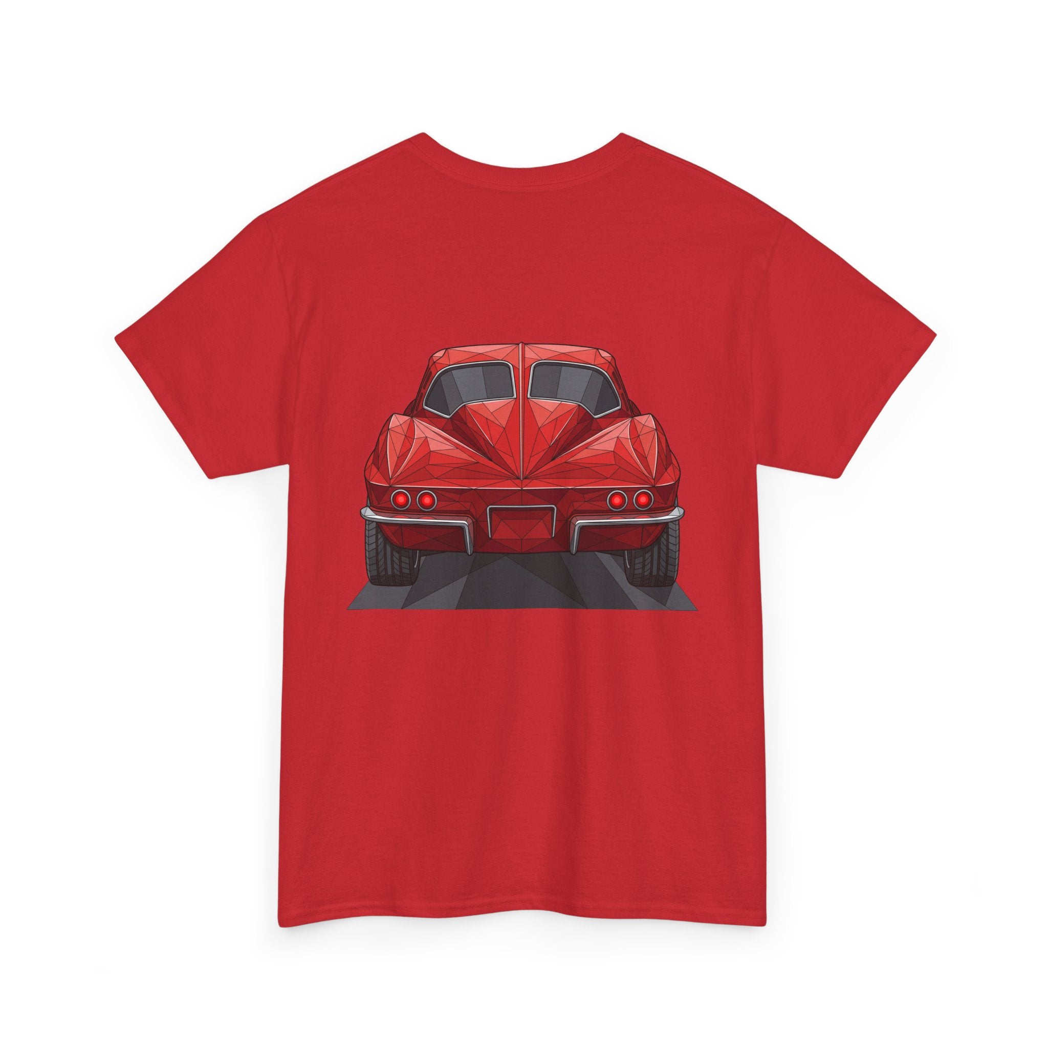 Retro Split Window Sports Coupe T-Shirt | Front and Rear View