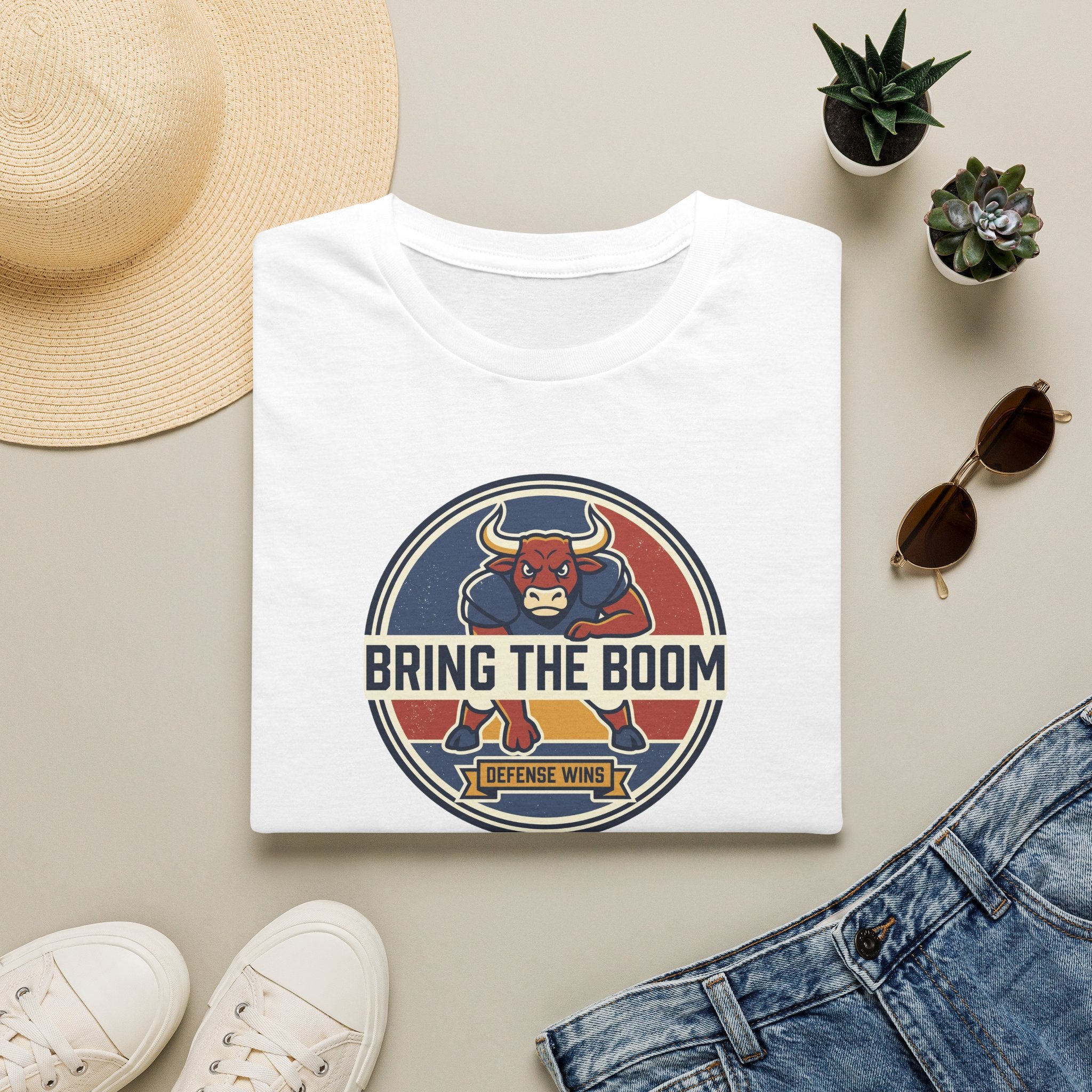 Bull Mascot T-Shirt | Vintage Sports Team Spirit Graphic Tee