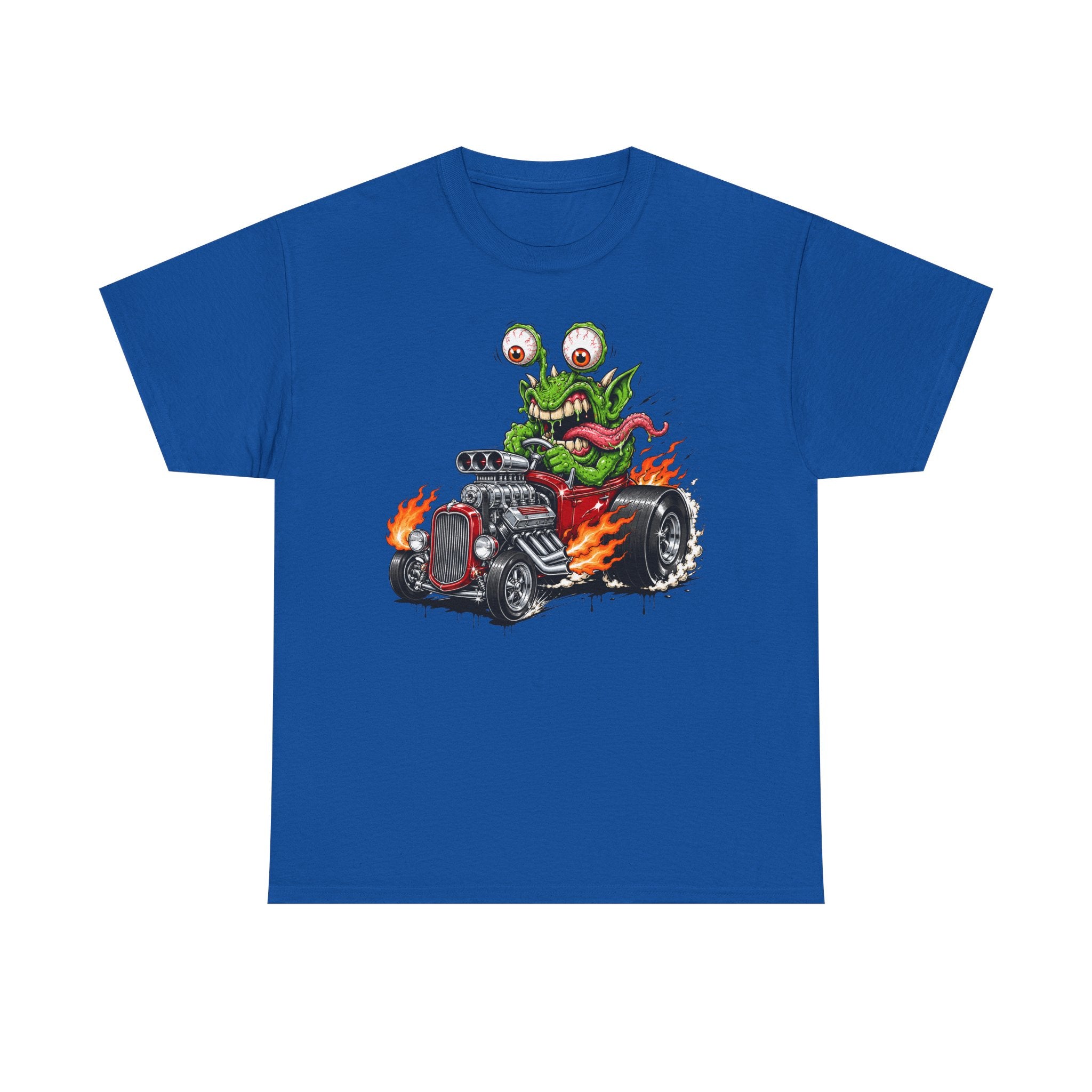 Wild-Eyed Monster Hot Rod Tee | Kustom Kulture Car Art, Unisex Retro Graphic T-Shirt Gift