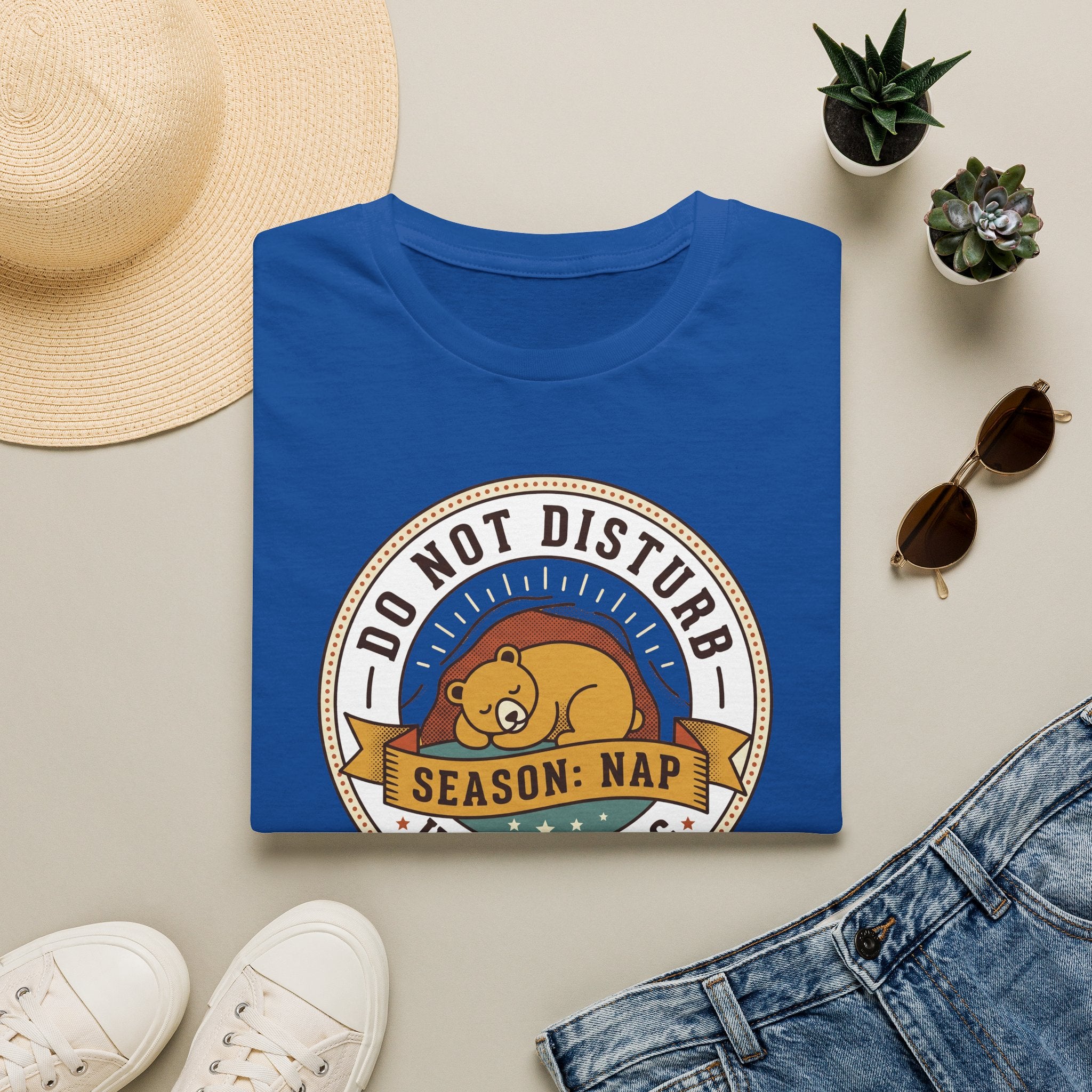 Do Not Disturb Season: Nap T-Shirt | Hibernating Bear Design
