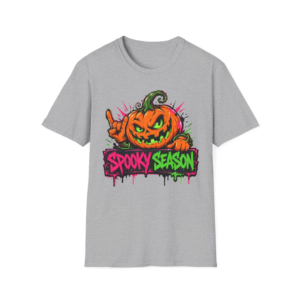 Spooky Season Pumpkin Jack-O-Lantern T-Shirt | Halloween Graphic Tee | Fall Vibes Shirt | Trick or Treat Tee | Pumpkin Lover Gift