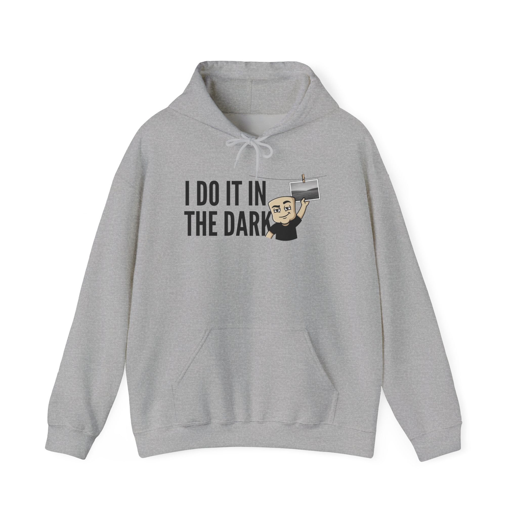I Do It In The Dark Hoodie | Funny Adult Humor Naughty Innuendo Graphic Sweatshirt Gift