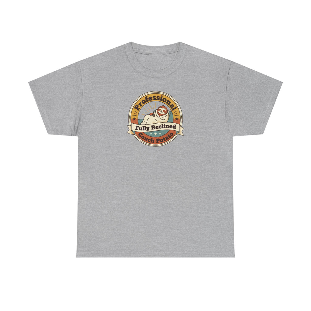 Professional Nap Club T-Shirt | Funny Couch Potato Sloth Graphic Tee