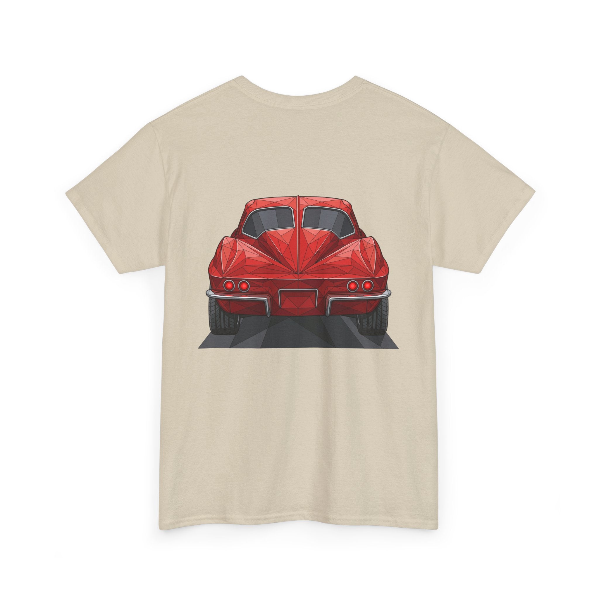 Retro Split Window Sports Coupe T-Shirt | Front and Rear View