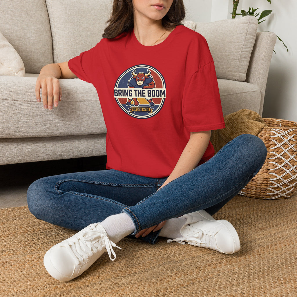 Bull Mascot T-Shirt | Vintage Sports Team Spirit Graphic Tee