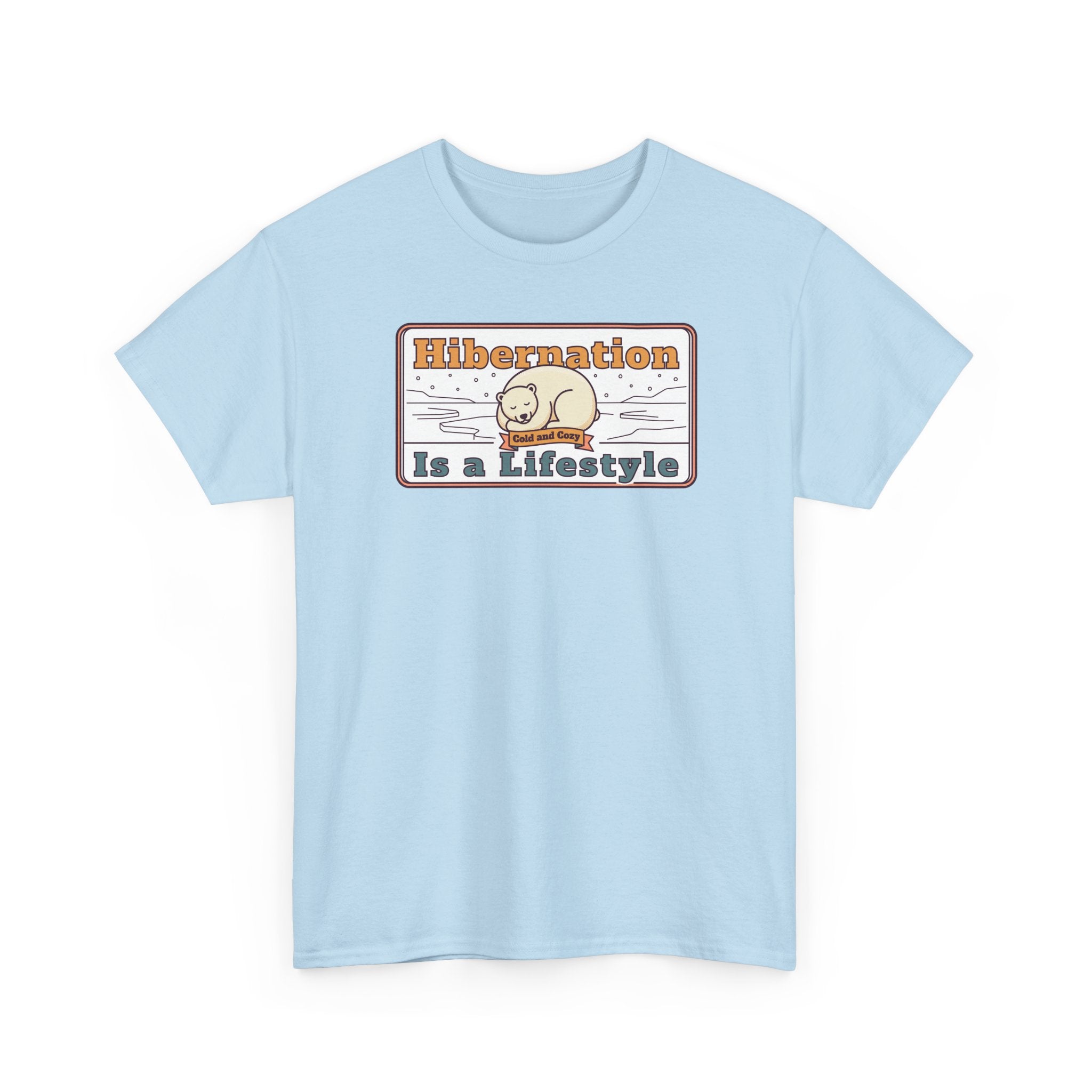 Hibernation Is a Lifestyle T-Shirt | Sloth Nap Illustration