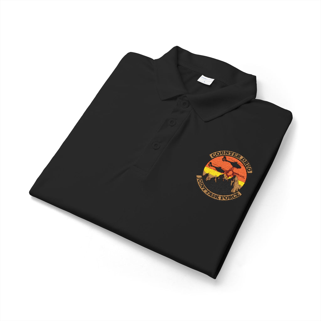 NM CDS - Sunset Surf Polo Shirt — Embroidered Logo 100% polyester