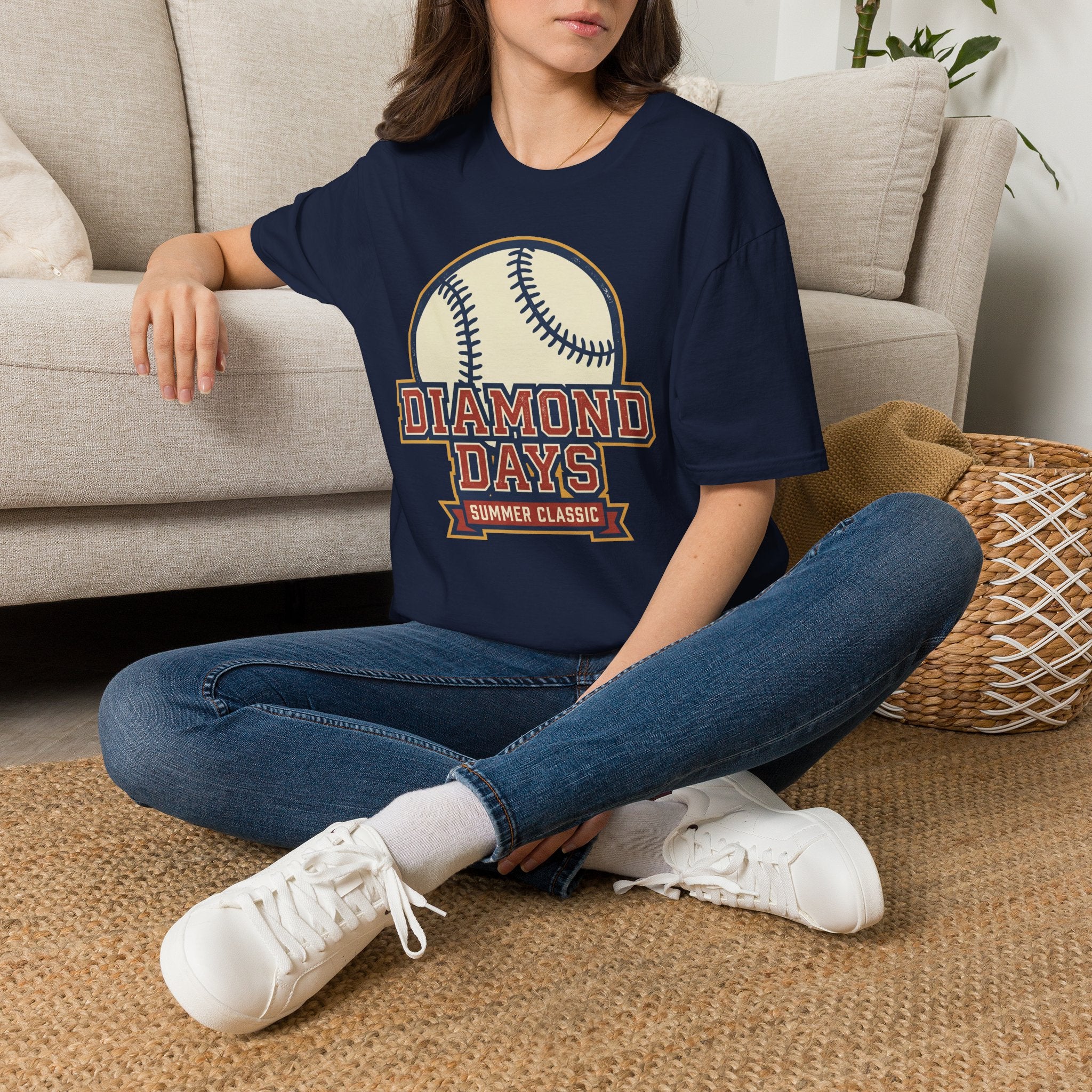 Vintage Baseball T-Shirt | Retro Softball Diamond Graphic Tee