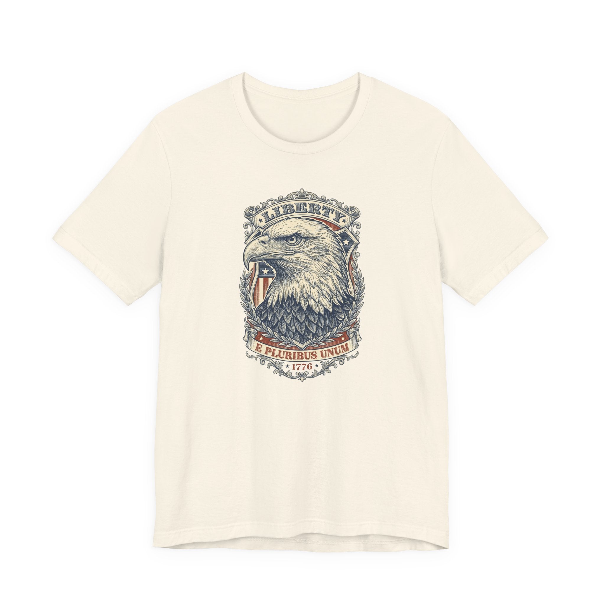 Liberty Bald Eagle tee | Eagle Head Graphic Shirt, E Pluribus Unum design