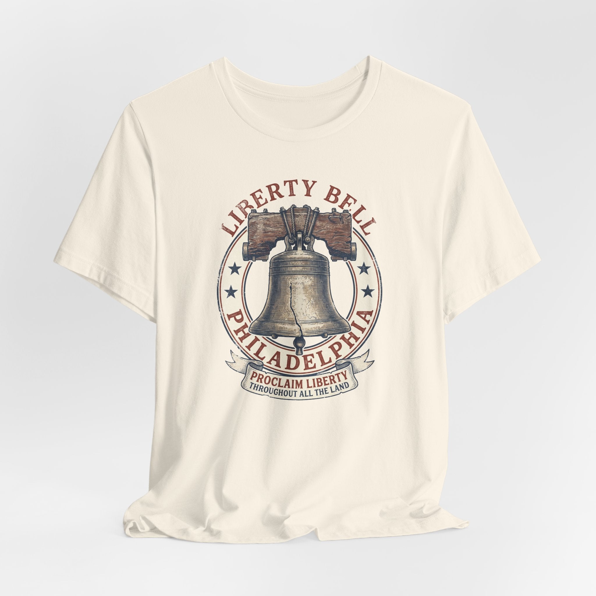Liberty Bell Philadelphia T-Shirt | Vintage Patriotic Americana Tee