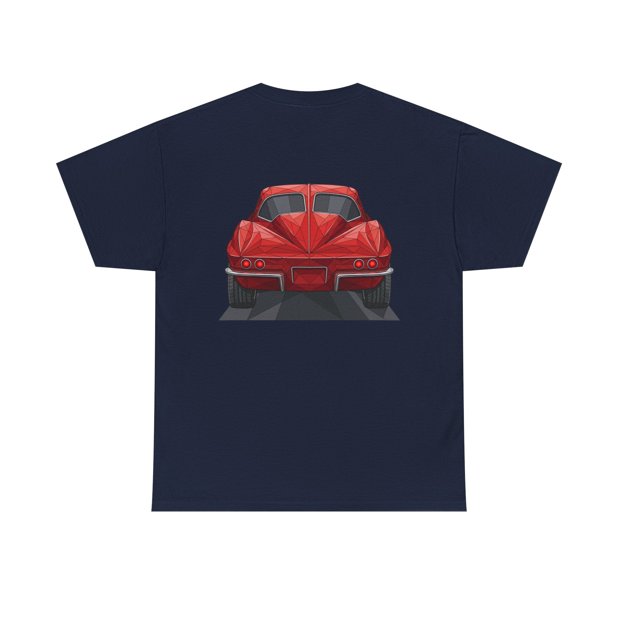 Retro Split Window Sports Coupe T-Shirt | Front and Rear View