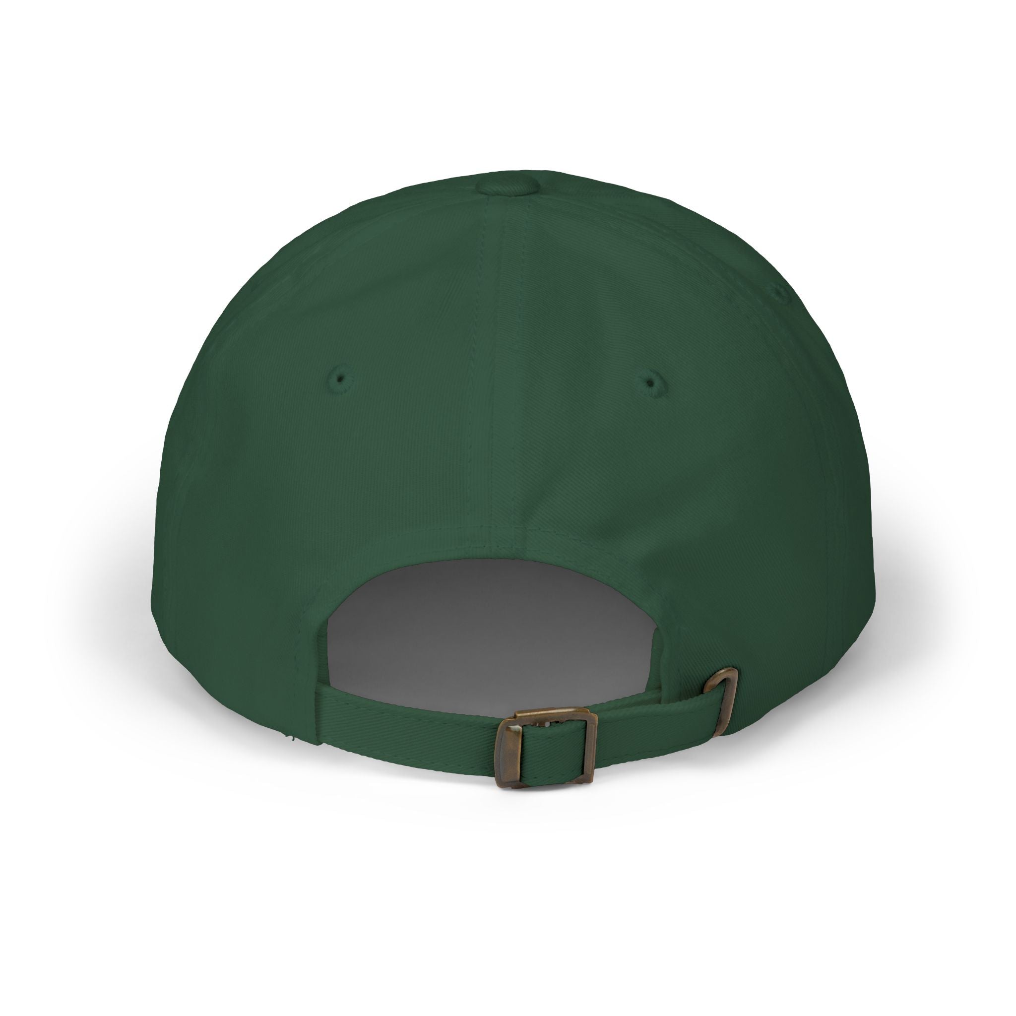Octopus Swirl Dad Cap — Nautical Green & Gold Embroidered Baseball Hat