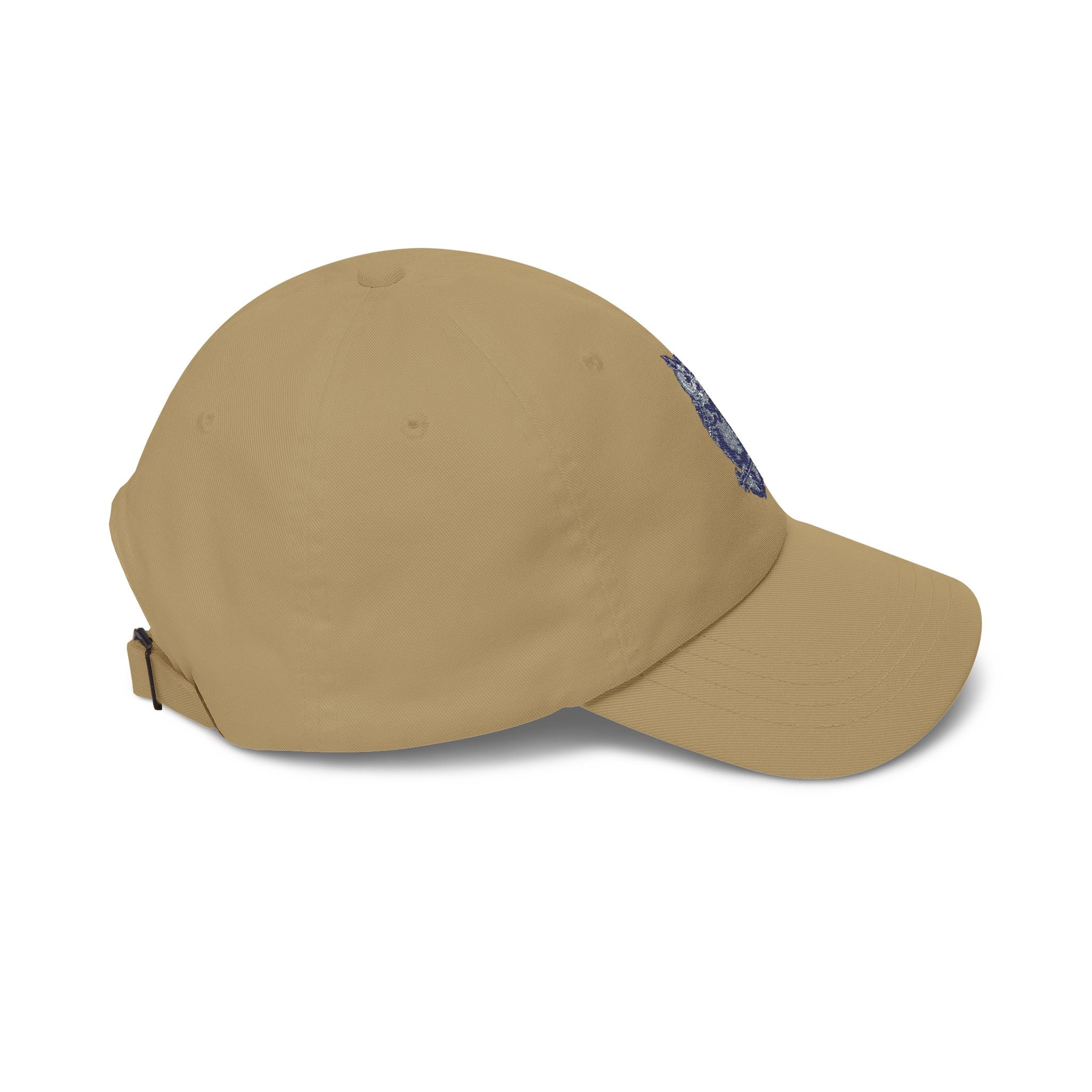 Embroidered Blue Owl Dad Cap – Classic Casual Baseball Hat