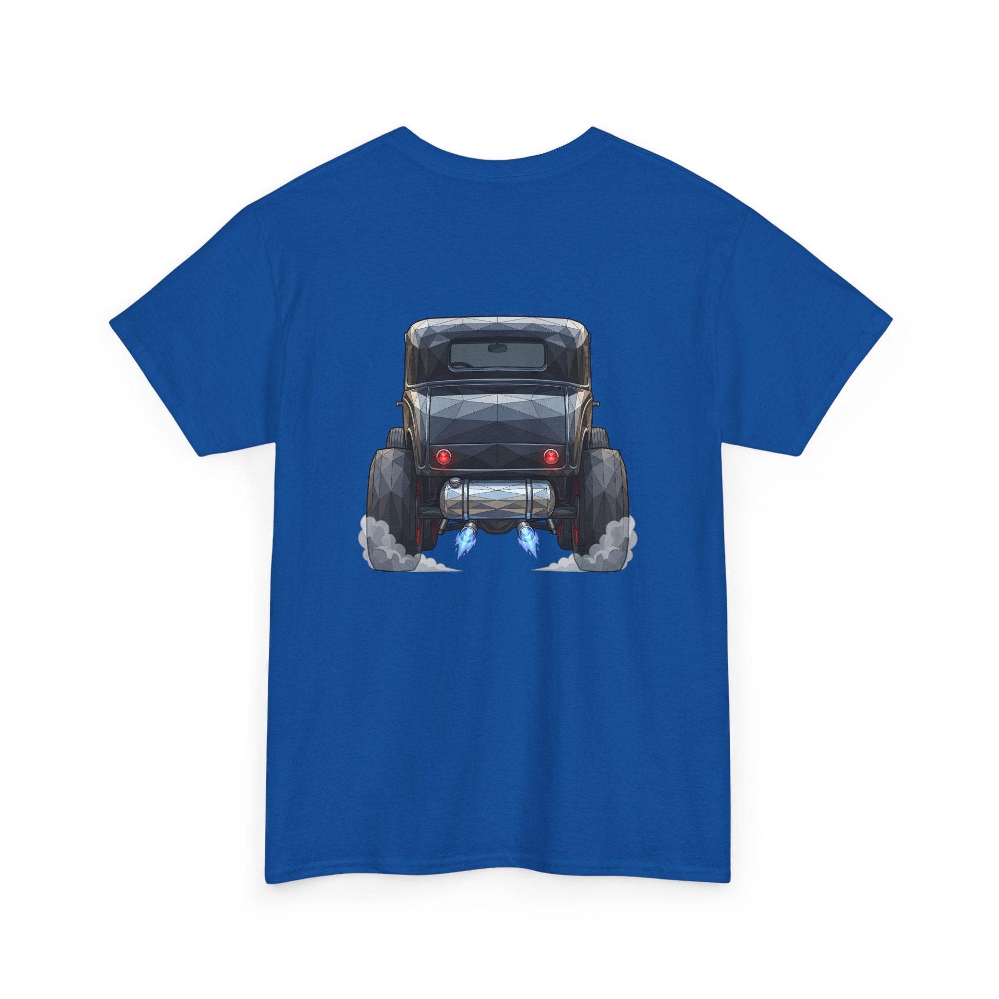 Vintage Hot Rod Front and Rear Tee | Classic Car Graphic Shirt