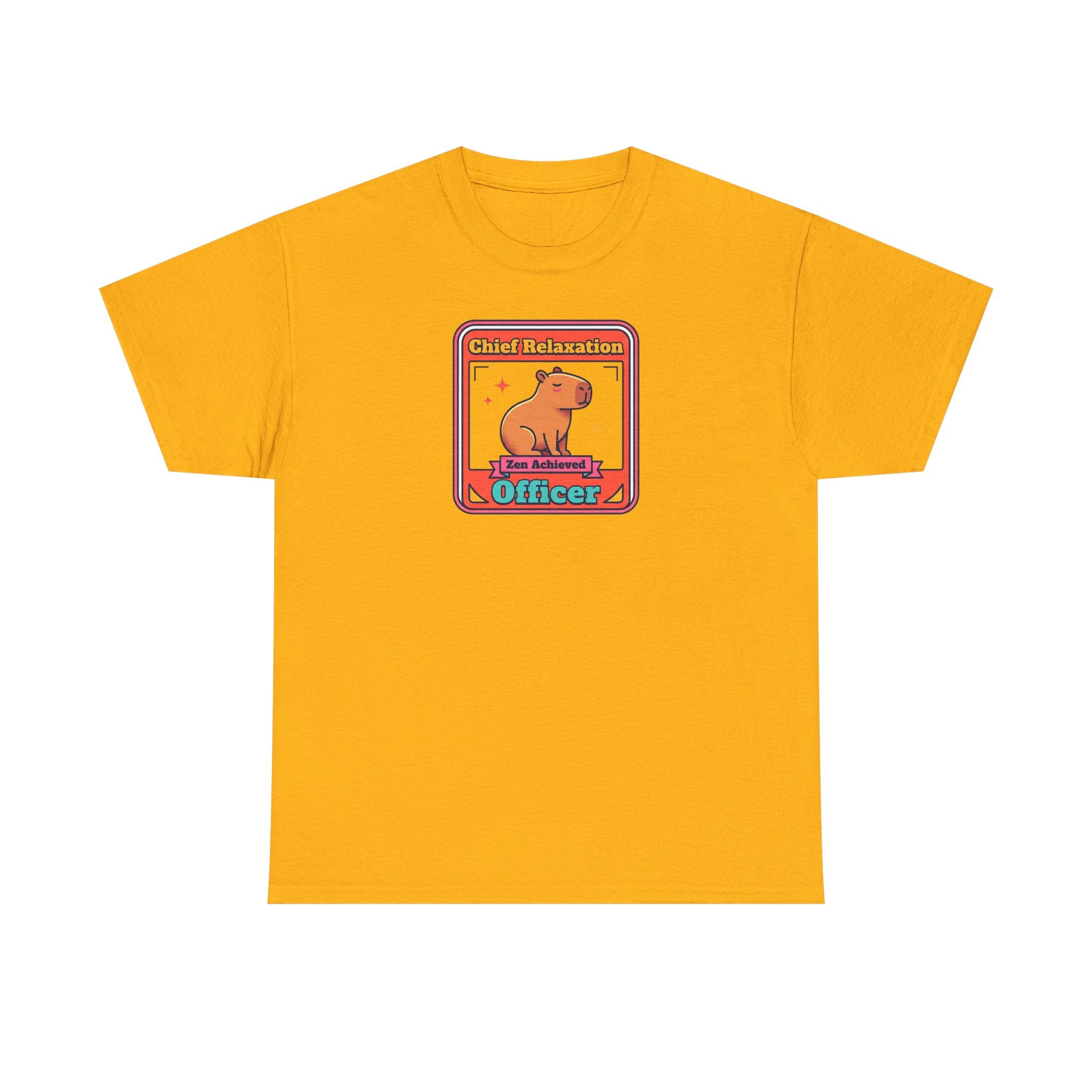 Chief Relaxation Officer T-Shirt | Funny Capybara Zen Graphic Tee