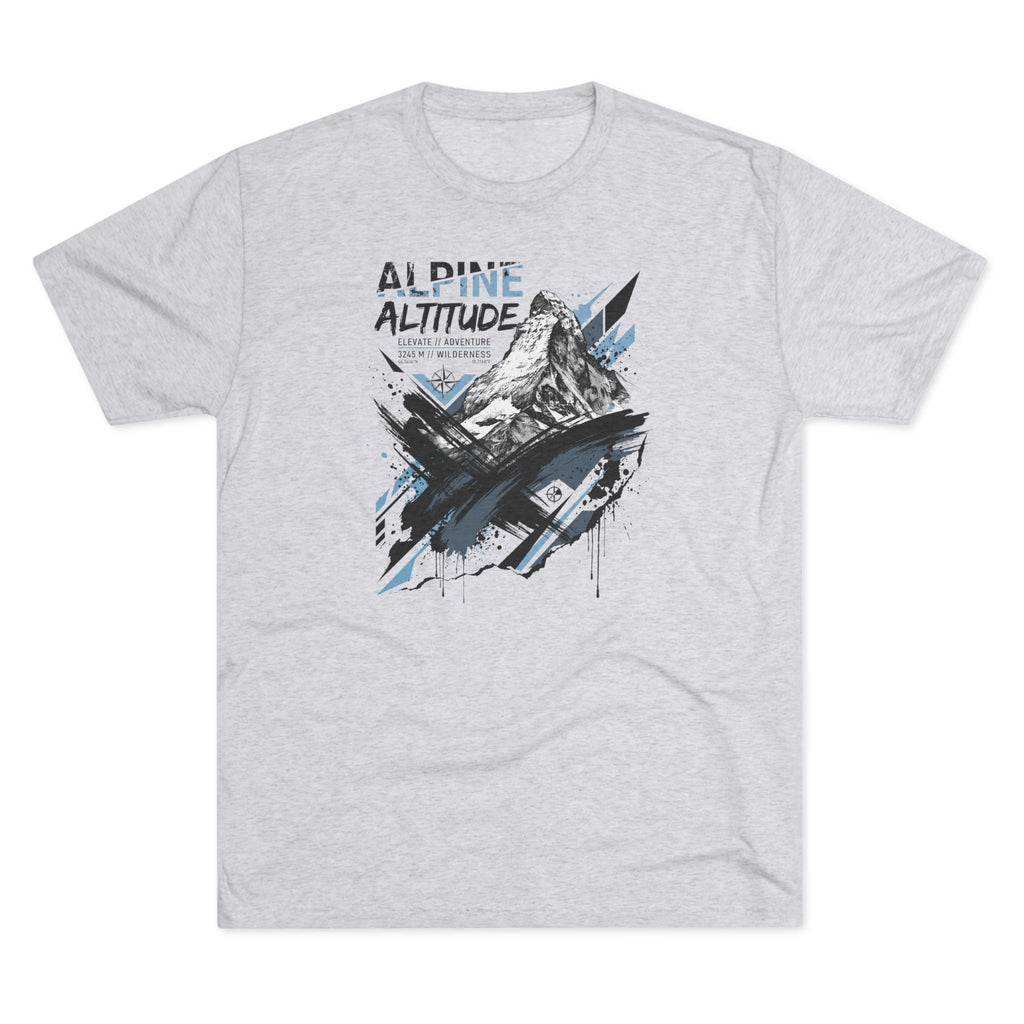 Alpine Altitude T-Shirt Mountain Peak Illustration Graphic Tee Hiking Gift Outdoor Nature Adventure Unisex