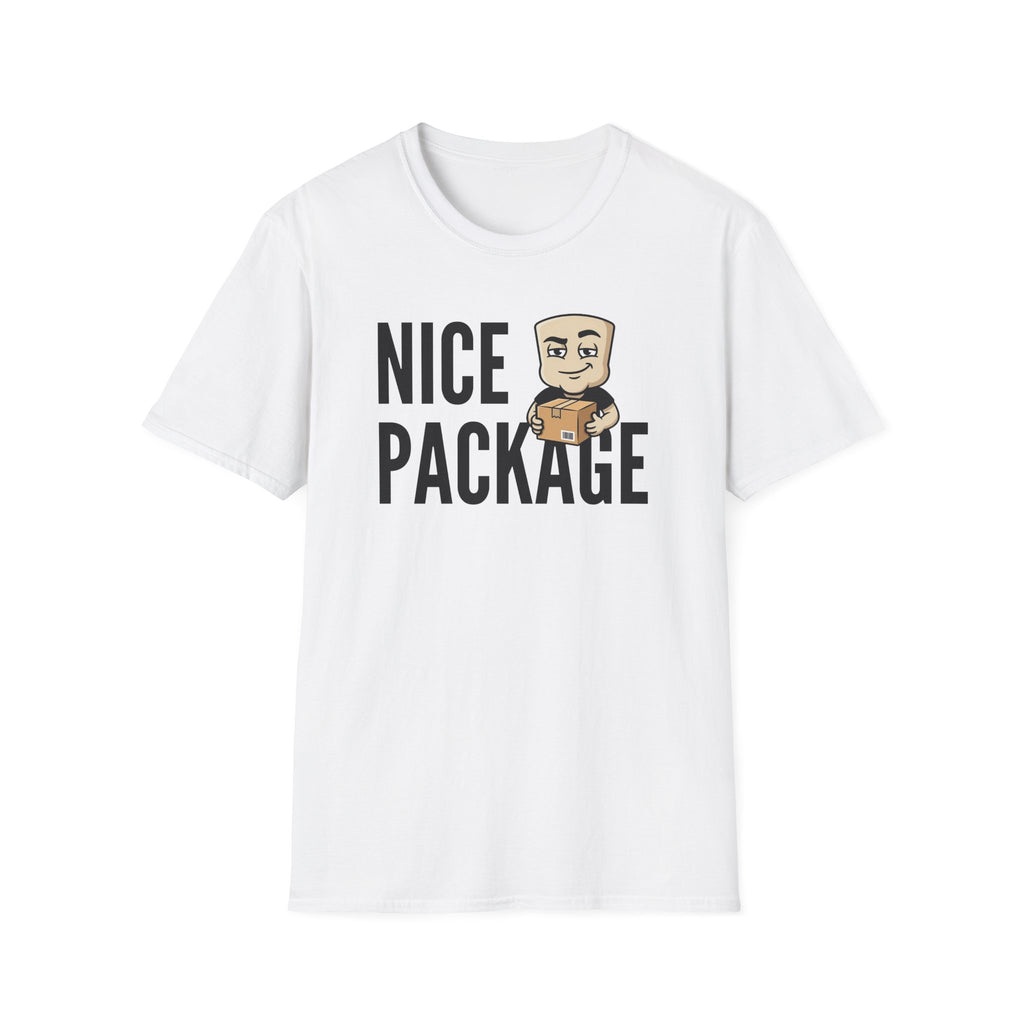 Nice Package T-Shirt, Funny Delivery Driver Tee, Mailman Postal Worker Gift Shirt, Sarcastic Adult Humor Tee Men & Women