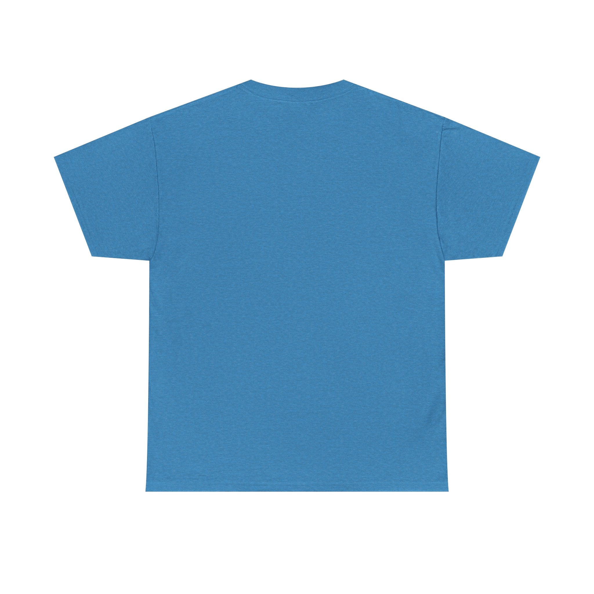 Dad to the Rescue T-Shirt (Neon Blue) crew neck short-sleeve, plain back