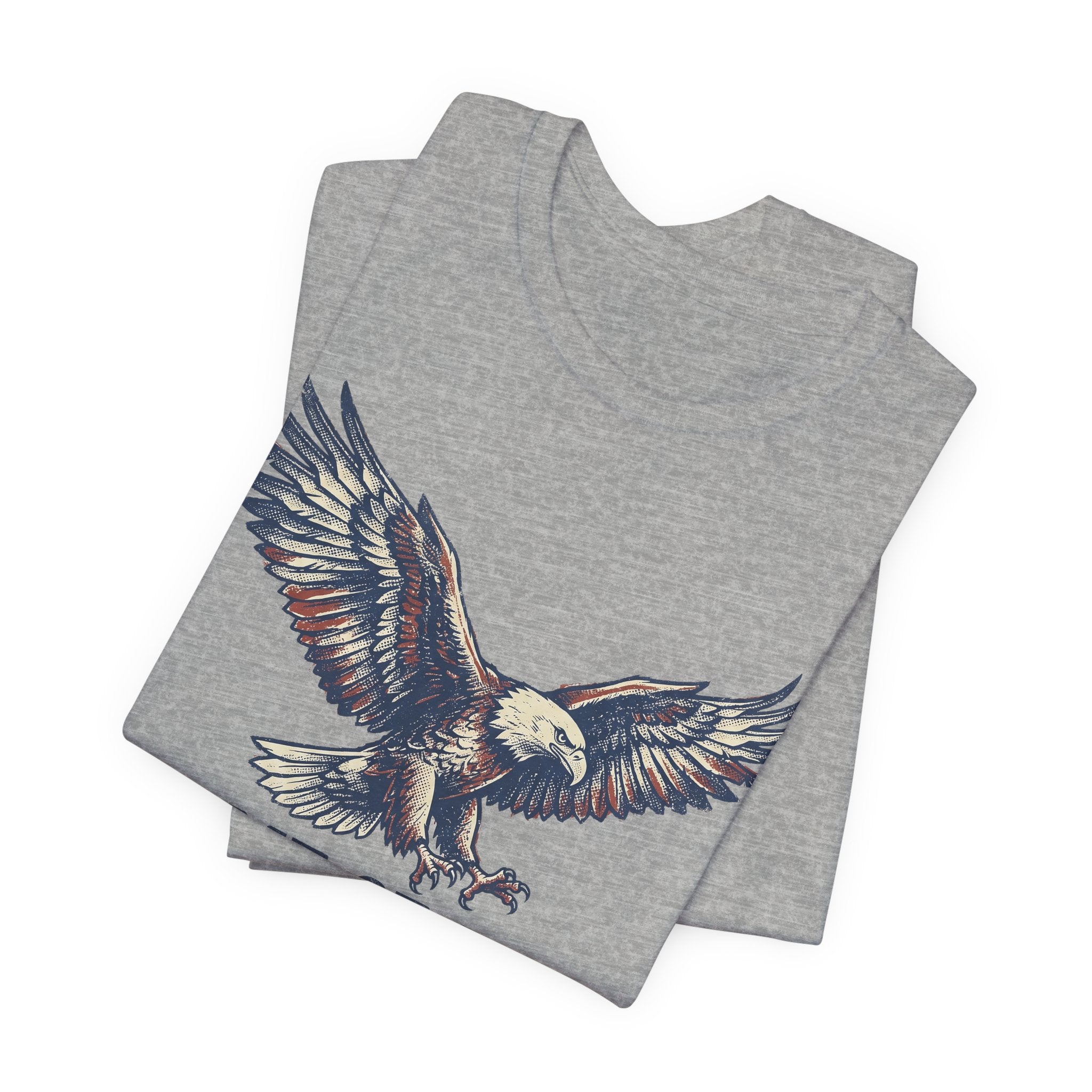 Home of the Brave Bald Eagle T-Shirt — Patriotic Americana Graphic Tee