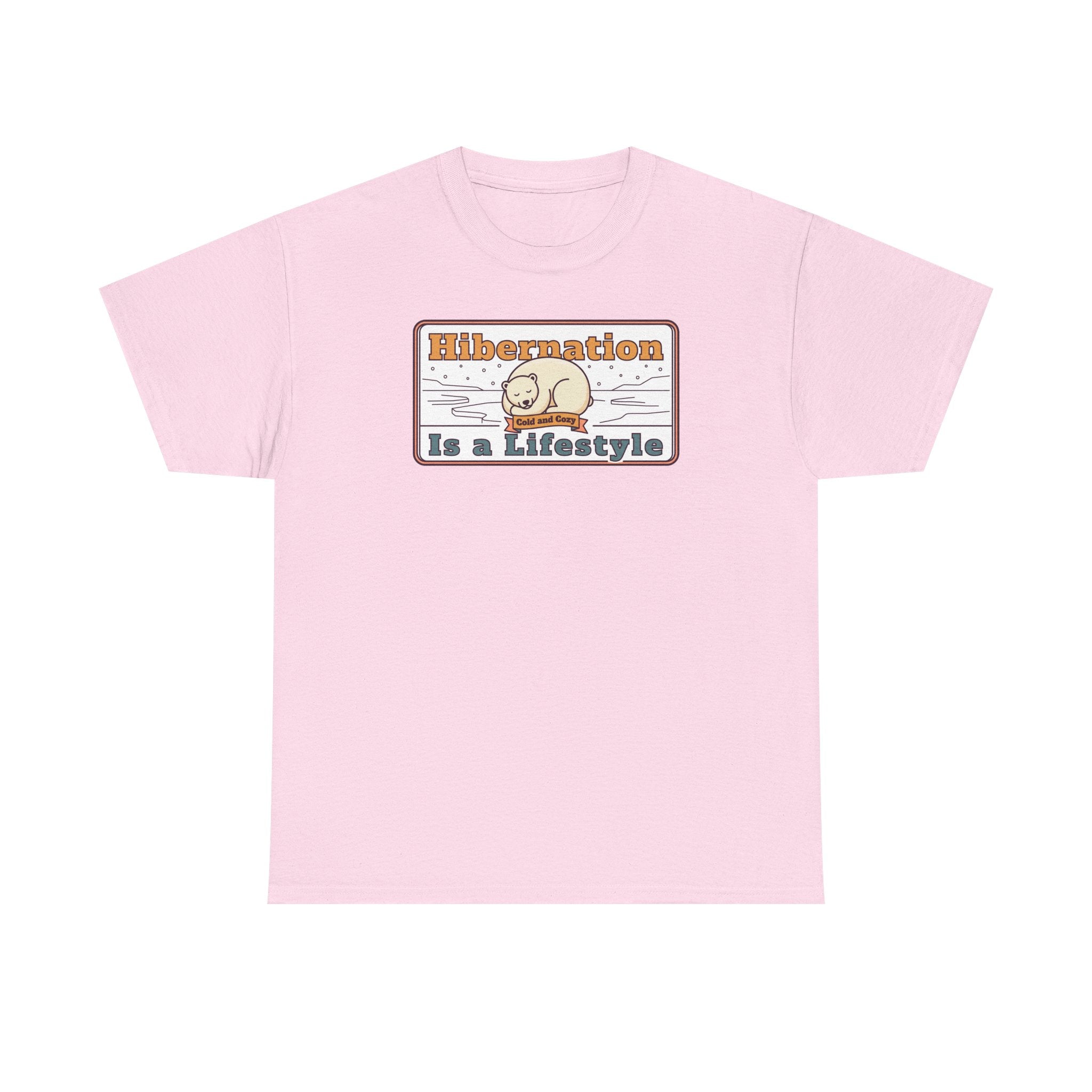 Hibernation Is a Lifestyle T-Shirt | Sloth Nap Illustration
