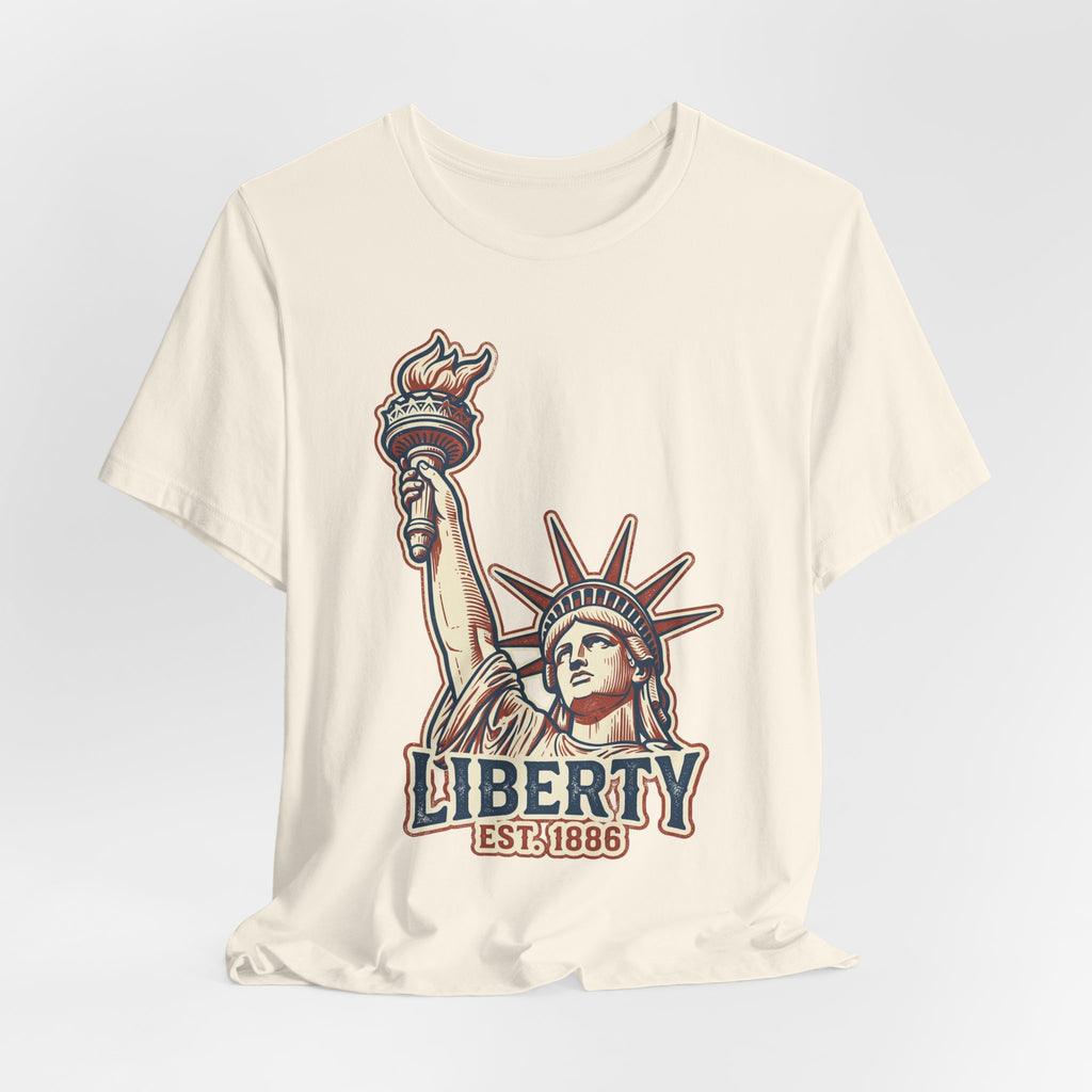Liberty Statue Graphic Tee | Statue of Liberty Illustration, EST. 1886