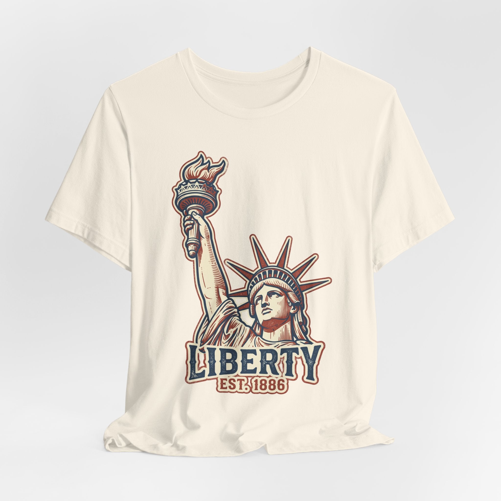 Liberty Statue Graphic Tee | Statue of Liberty Illustration, EST. 1886
