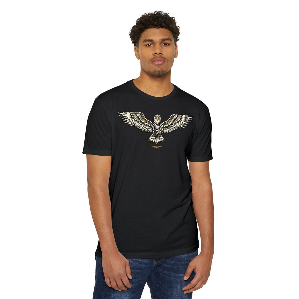 Owl T-Shirt Soaring Flying Owl Illustration Graphic Tee Owl Lover Gift Wildlife Art Unisex