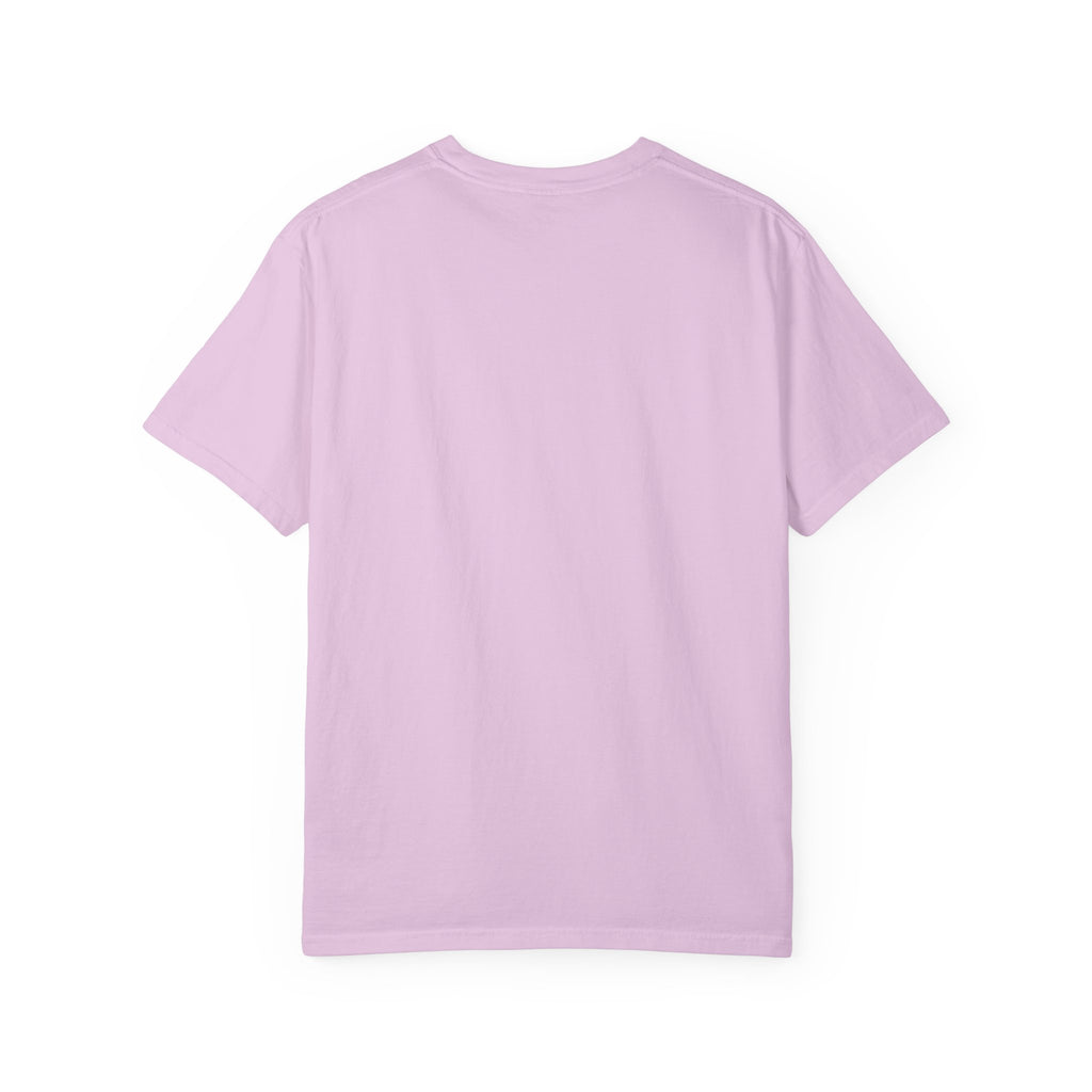 Lavender crewneck T-shirt, plain front