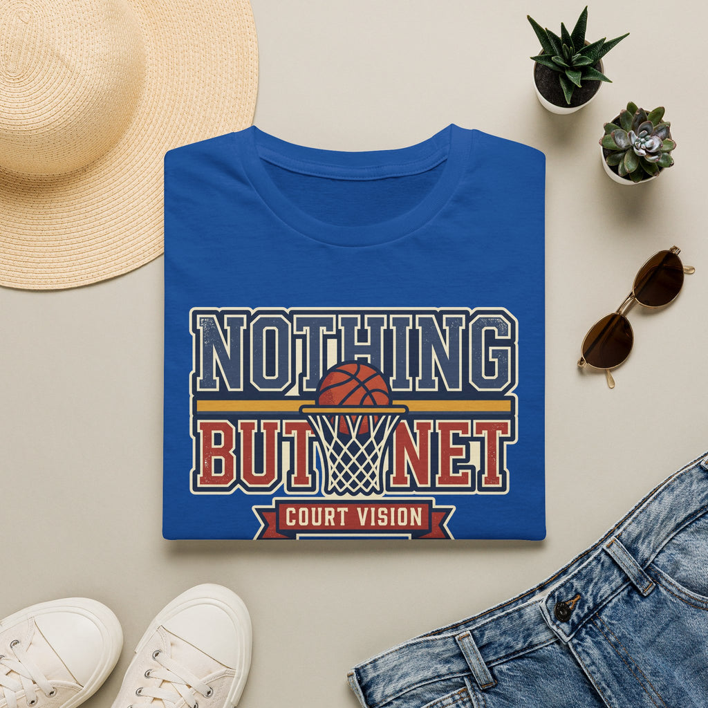 Basketball T-Shirt | Retro Hoops Court Vision Graphic Tee
