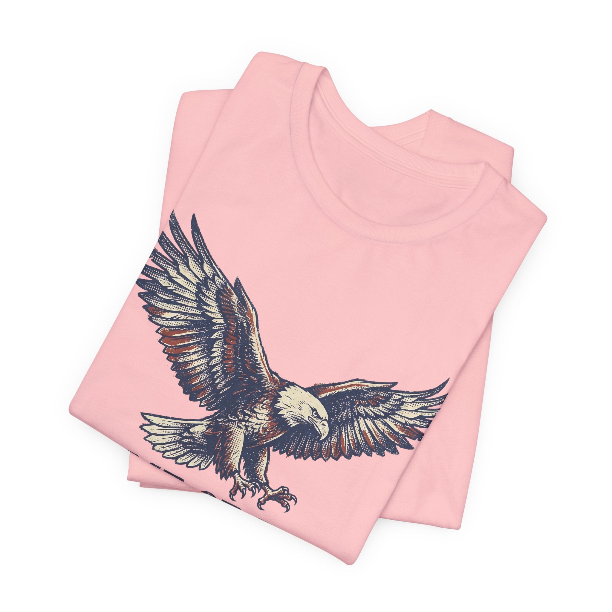 Home of the Brave Bald Eagle T-Shirt — Patriotic Americana Graphic Tee